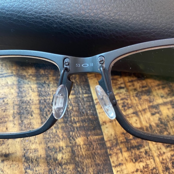 Oakley Square Matte Black Eyeglasses with original case and microfiber cloth - Picture 15 of 15